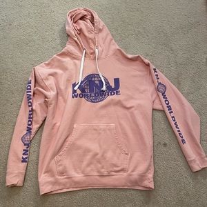 KNJ Worldwide Hoodie Sweatshirt (Large) GREAT CONDITION